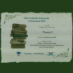 Fundația Tineri pentru Tineri a câștigat Premiul 1 la Gala Fondurilor